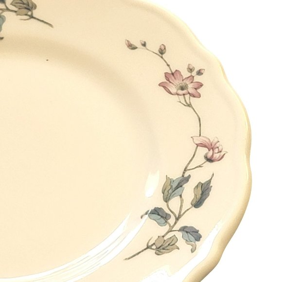 Syracuse China Bread and Butter Salad Plate Summerdale White Pink Floral Dh742 - Picture 3 of 6